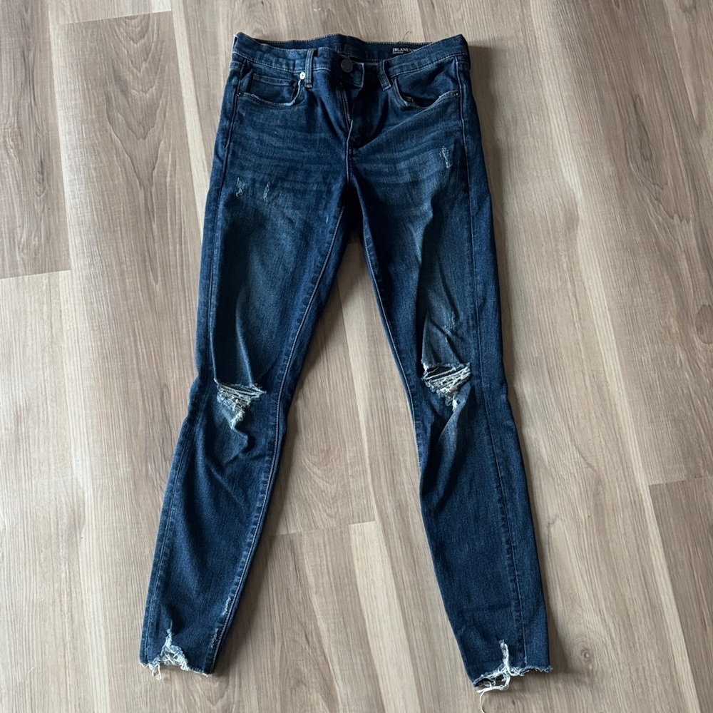 BlankNYC Women's raw hem